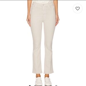 NWT! Mother “The Insider Flood” on Crystal Grey. Size 27